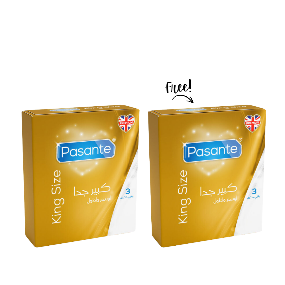 2x Pasante - King Size 3 Condoms